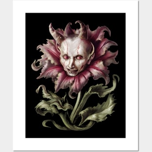 Demon Flower inspired by Hieronymus Bosch Posters and Art